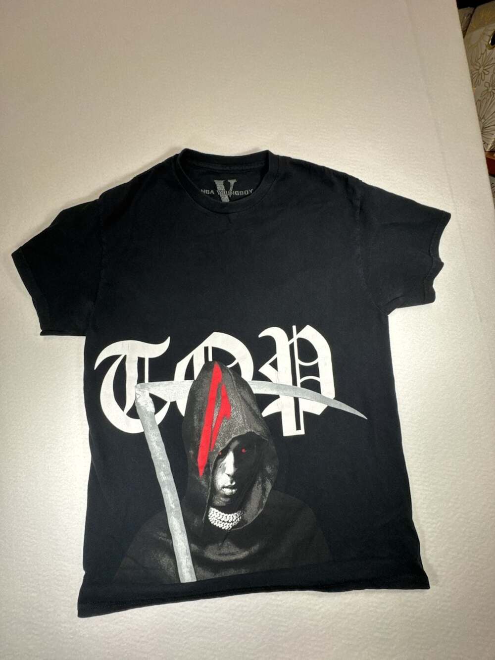 Vlone x NBA YoungBoy Reaper Murder Business Graphic T-Shirt